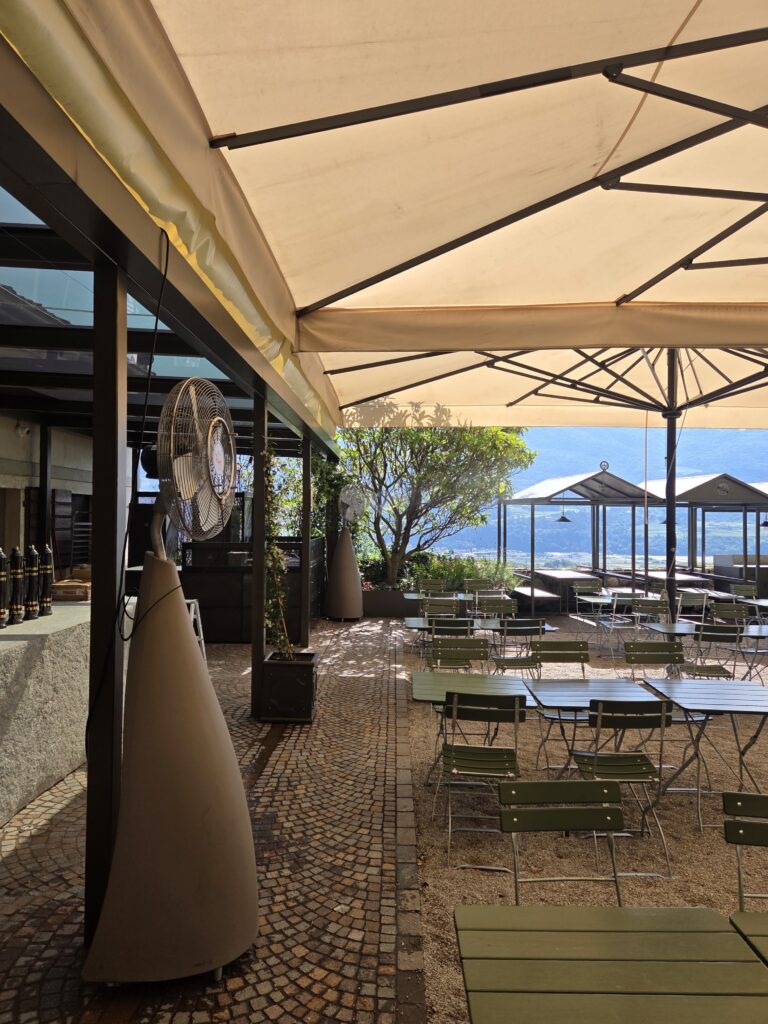 Nebulizzatore adiabatico per ristorante